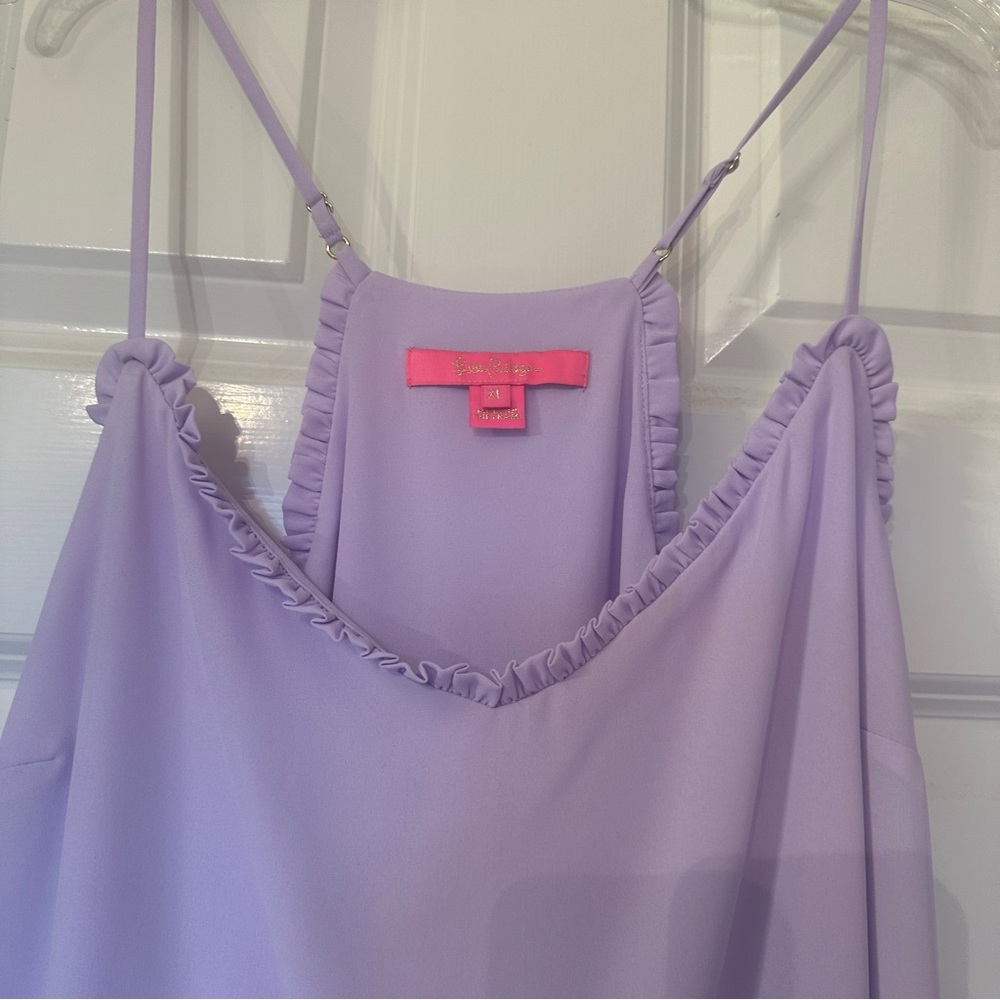 Lilly Pulitzer lavender tank top - Picture 2 of 8